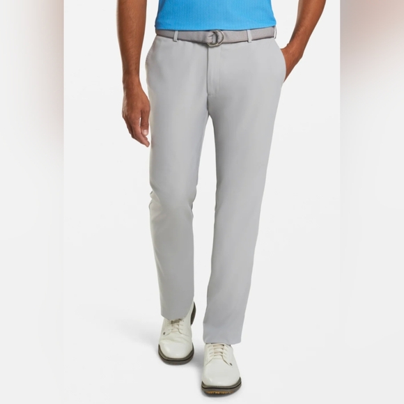 Peter Millar Durham High Drape Performance Pant Size 36x32 In Gale - Picture 1 of 9